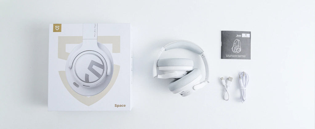 SoundPEATS Space Headphones Bluetooth 5.3 Hybrid Active Noise Cancelling Wireless Headphone,123H Play,Mic,Multipoint Connection - TechSmartX