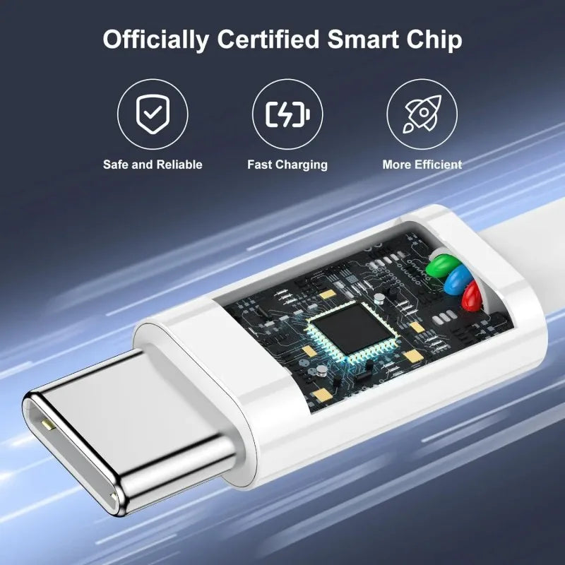 4PCS USB C Cable to USB C 100W Fast Charging Charger Cable Supports Fast Charging For iPhone 16 15 Samsung Xiaomi Huawei etc