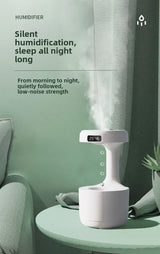 Anti-Gravity Humidifier New Ultrasonic Humidifier with Dual Power-Off Protection Large Capacity Air Humidifierw for Home/Office - TechSmartX