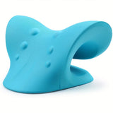Eva Neck And Shoulder Relaxer, C-Shape Cervical Traction Device, Relax Spine Alignment, Chiropractic Pillow Stretcher Massager - TechSmartX