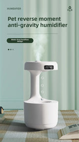 Anti-Gravity Humidifier New Ultrasonic Humidifier with Dual Power-Off Protection Large Capacity Air Humidifierw for Home/Office - TechSmartX