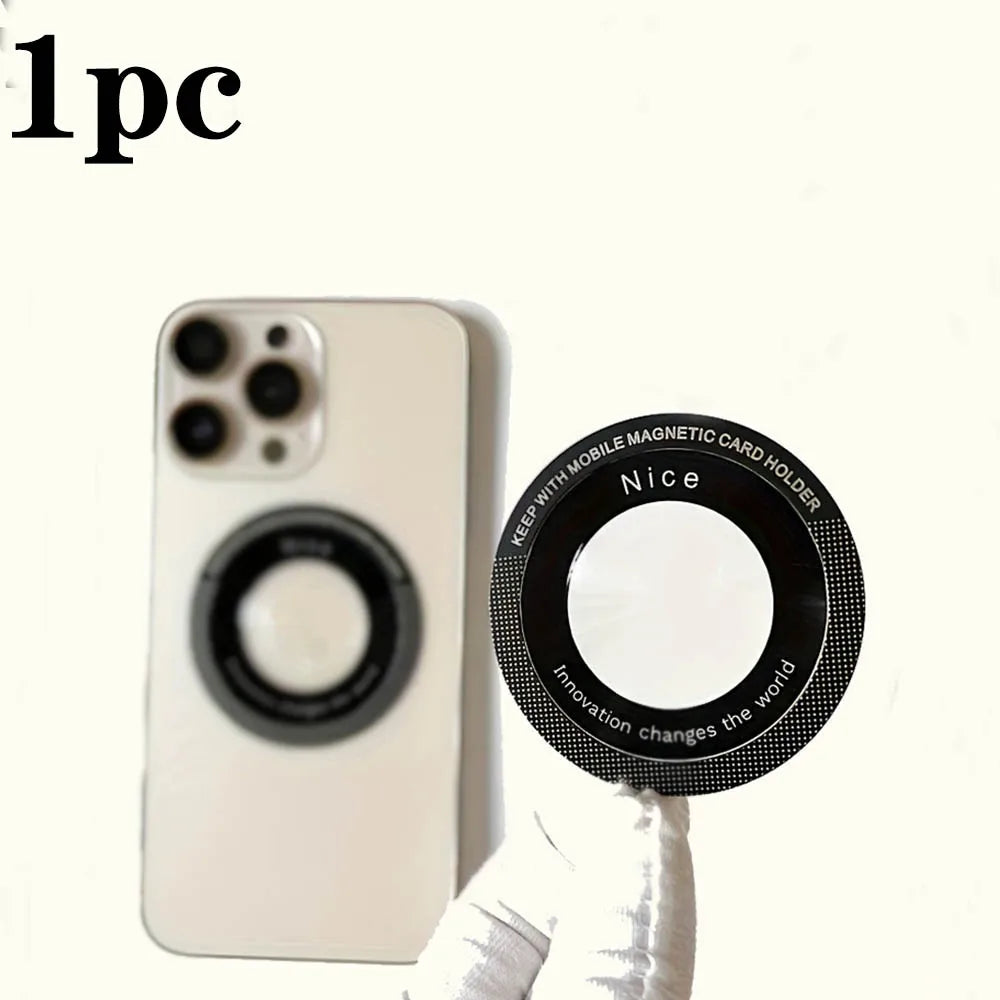 Vacuum magnetic phone holder, Magsafe suction cup phone holder, 360 ° adjustable magnetic phone holder, pocket sized foldable - TechSmartX