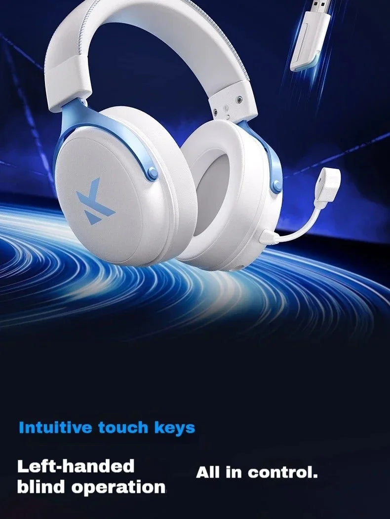 Original MCHOSE V9 PRO Music Esports Gaming Headphones 3-mode Wireless Noise Reduction Mic Customized Head-mounted - TechSmartX