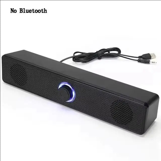PC Soundbar Wired and  Bluetooth Speaker USB Powered Soundbar for TV Pc Laptop Gaming Home Theater Surround Audio System - TechSmartX