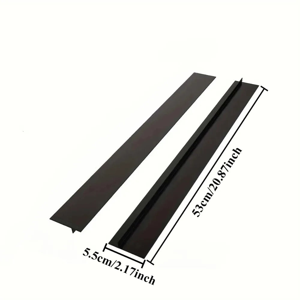Silicone Gap Strip, Kitchen Gas Stove Sealing Strip, Kitchen Anti-Oil Anti-Stain Strip, Silicone Seal Insert Strip - TechSmartX