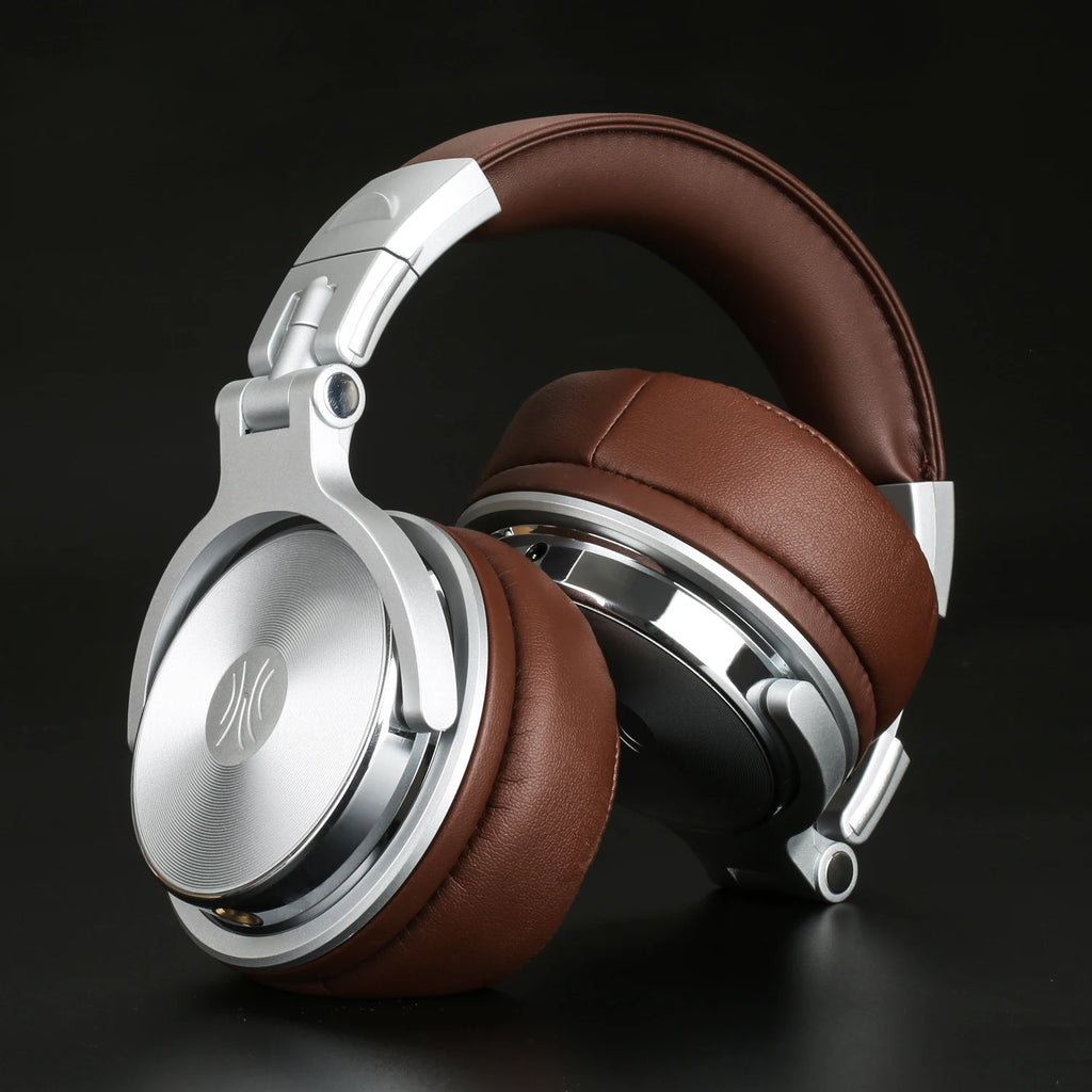 Oneodio Pro 30 Professional Studio DJ Headphones With Microphone Over Ear Wired Earphones HiFi Monitors Foldable Gaming Headset - TechSmartX