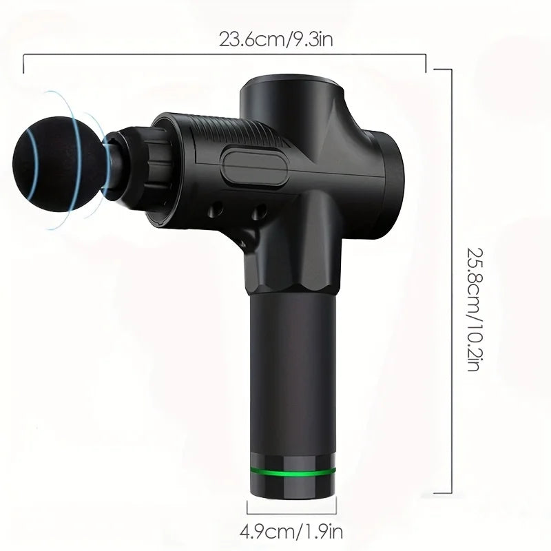 30 Level Massage Gun Fascia Deep Muscle Relax Body Neck Massager Electric Fitness Equipment Noise Reduction Male Female - TechSmartX