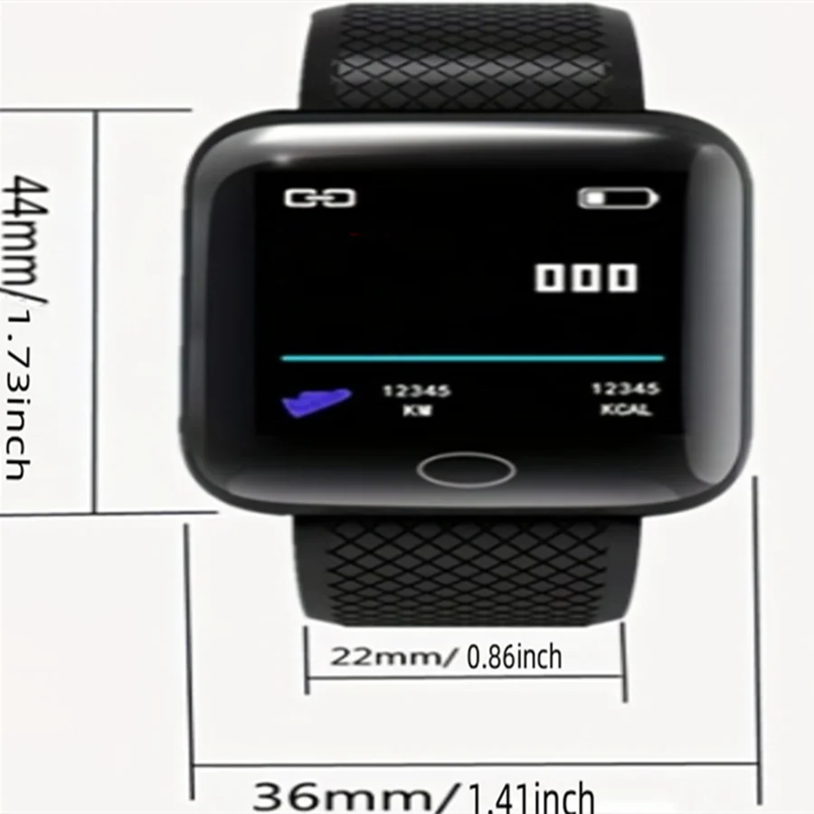 Smartwatch Men Women Wristwatches Smart Watch Message Fitness Monitor Bracelet Birthday Gift Electronic Clock For Android IOS - TechSmartX