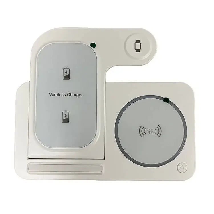 30W 3 in 1 Fast Wireless Charger Stand Foldable Wireless charging for IPhone 15 14 13 12 11 Apple Watch 9 8 7 6 5 Airpods Pro