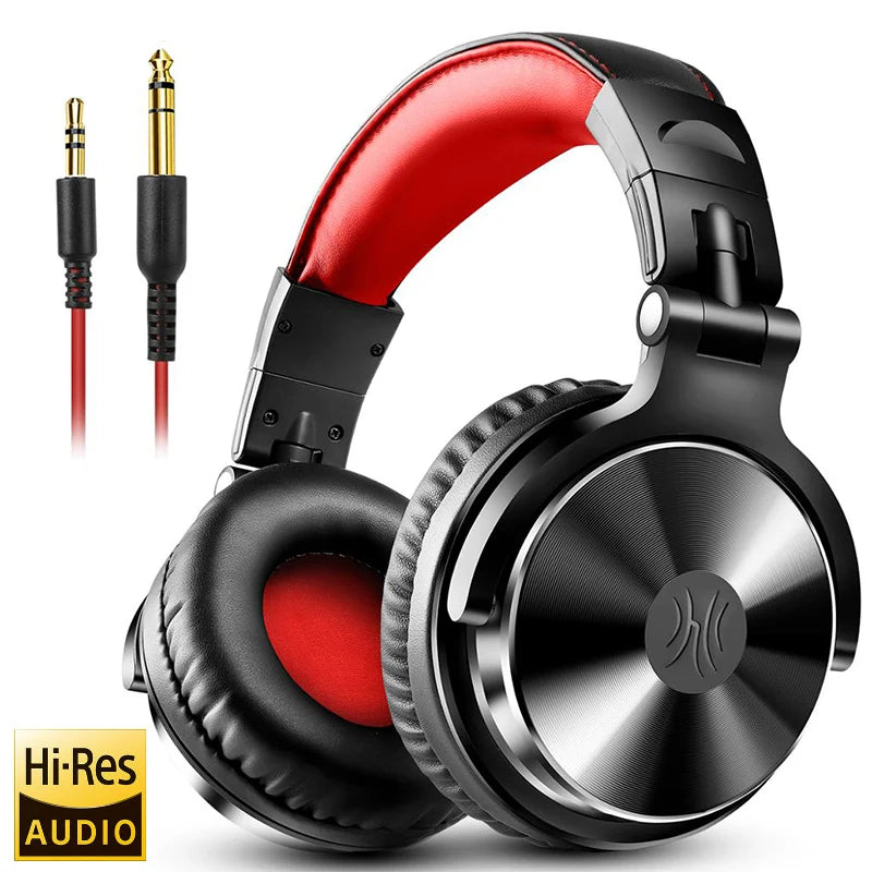 Oneodio Wired Headphones Professional Studio Pro 10/30/50 DJ Headphones With Microphone Over Ear HiFi Hi-Res Monitor Headset - TechSmartX