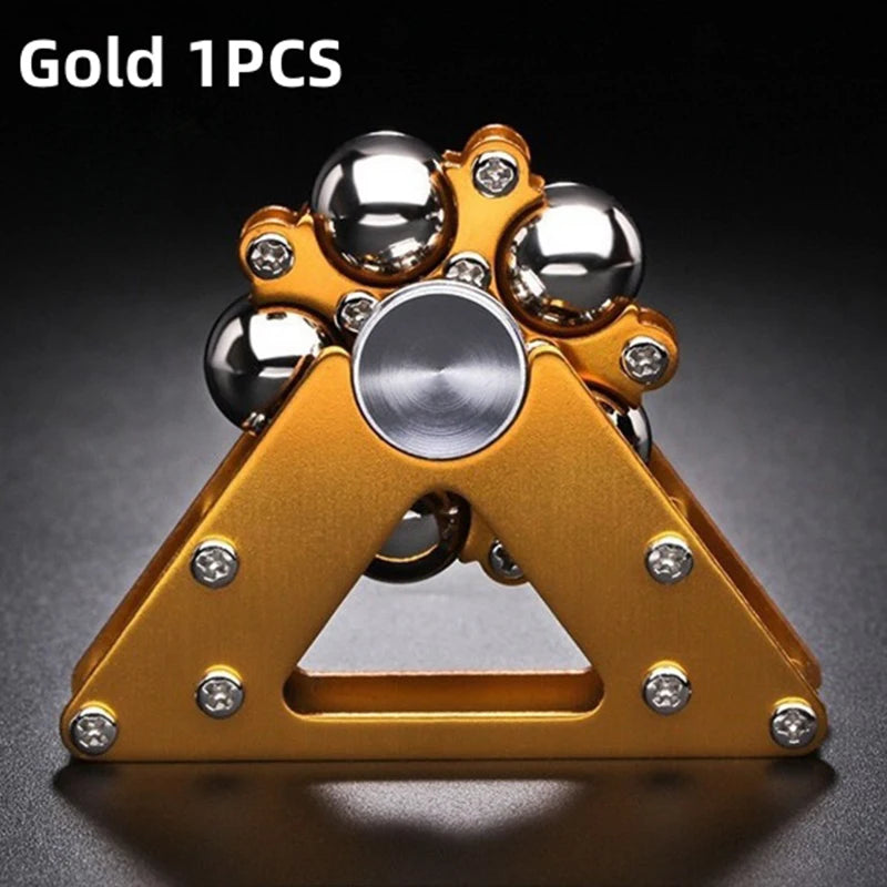 Fingertip Gyroscopic Wheel Creative Metal Ornaments Adult Decompression Venting Device Advanced Mechanical Desktop Pendant Toys - TechSmartX