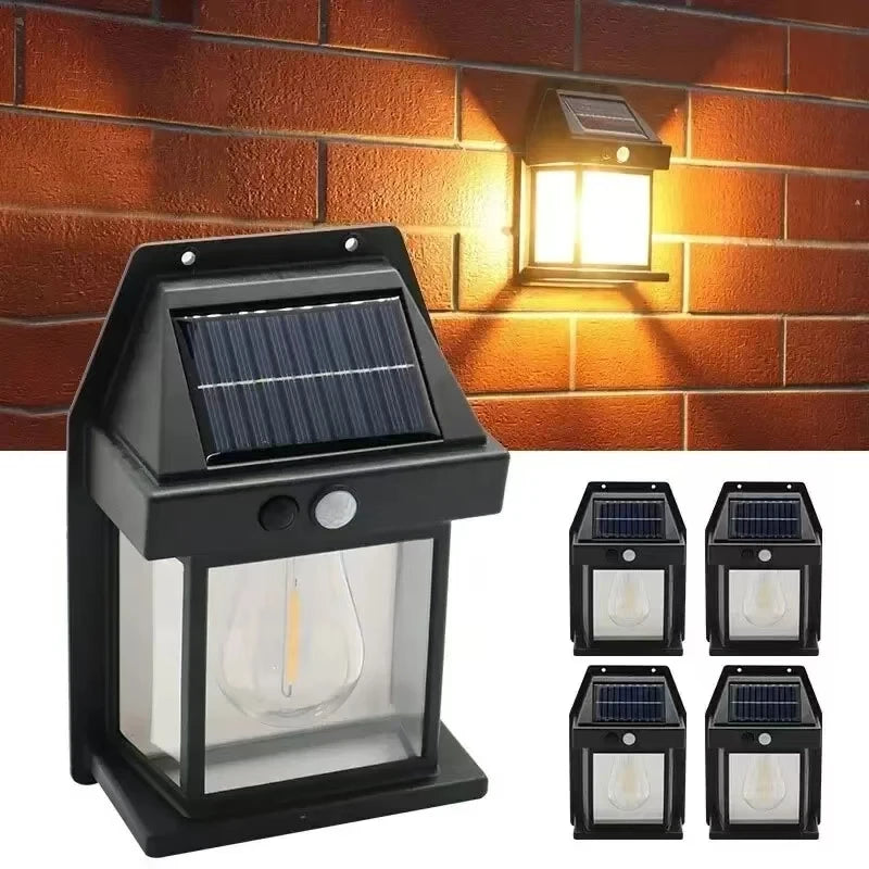 Powerful Outdoor Solar LED Street Light Waterproof Solar Lamp Garden Yard Pathway Wall Decoration External Lighting Fixture - TechSmartX