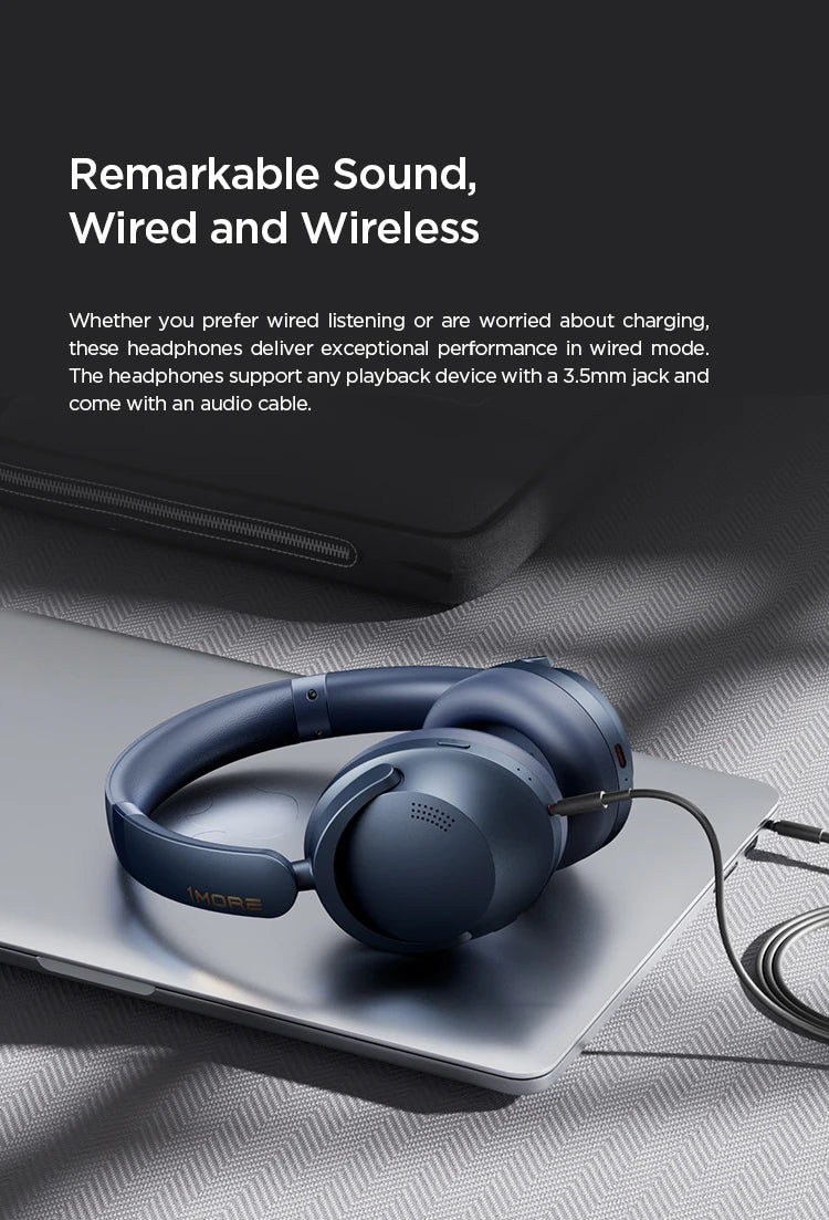 1MORE SonoFlow Pro Bluetooth Headphones Wireless Headsets Hi-Res ANC  flash-sale penetration items electronics - TechSmartX