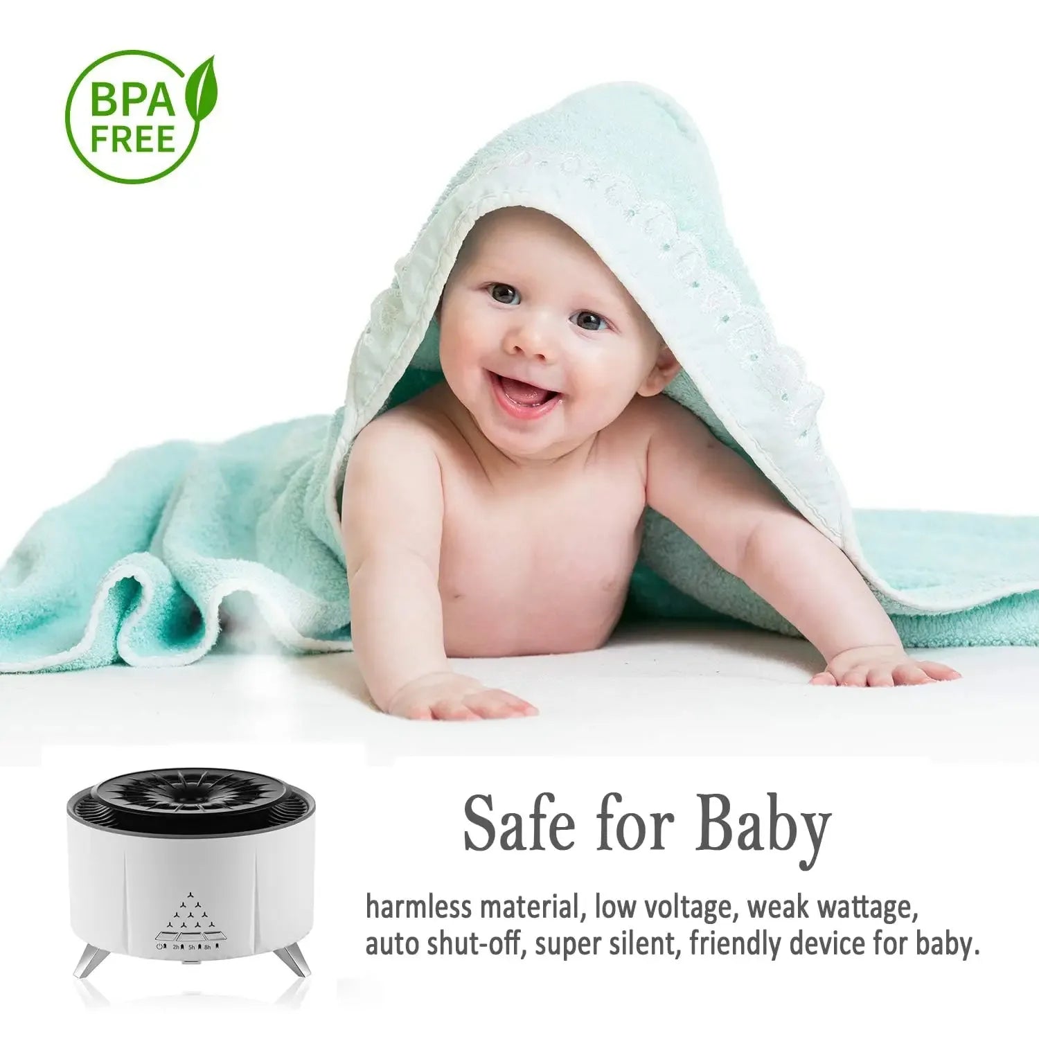 Diffusers for Essential Oils Large Room Cool-Looking Jellyfish Mist 350ml Aromatherapy Diffuser for Home Bedroom Dropshipping - TechSmartX