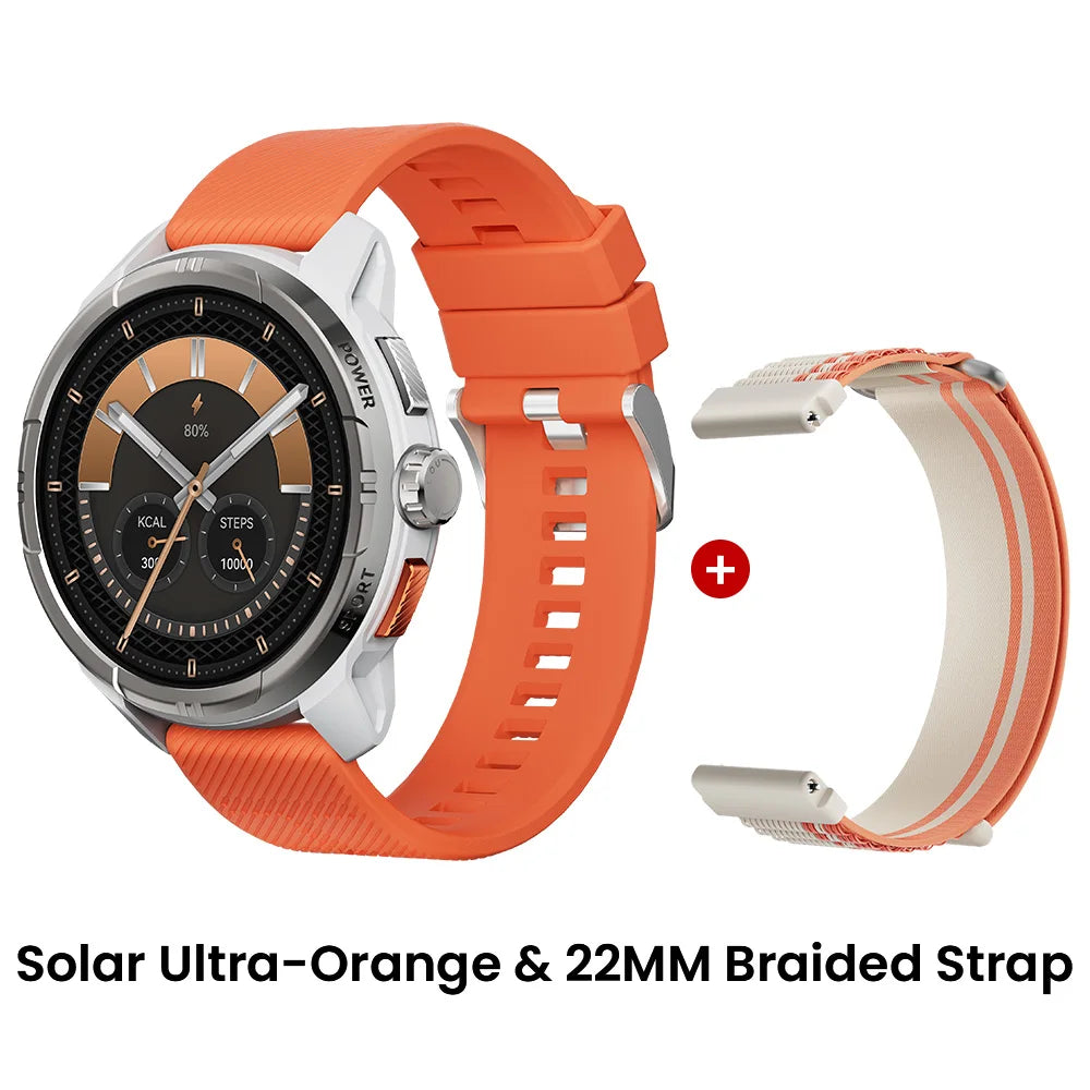 HAYLOU Solar Ultra GPS Smartwatch 1.6” AMOLED Display 5ATM Waterproof Built-in GPS Bluetooth Phone Calls Sports Smart Watch - TechSmartX