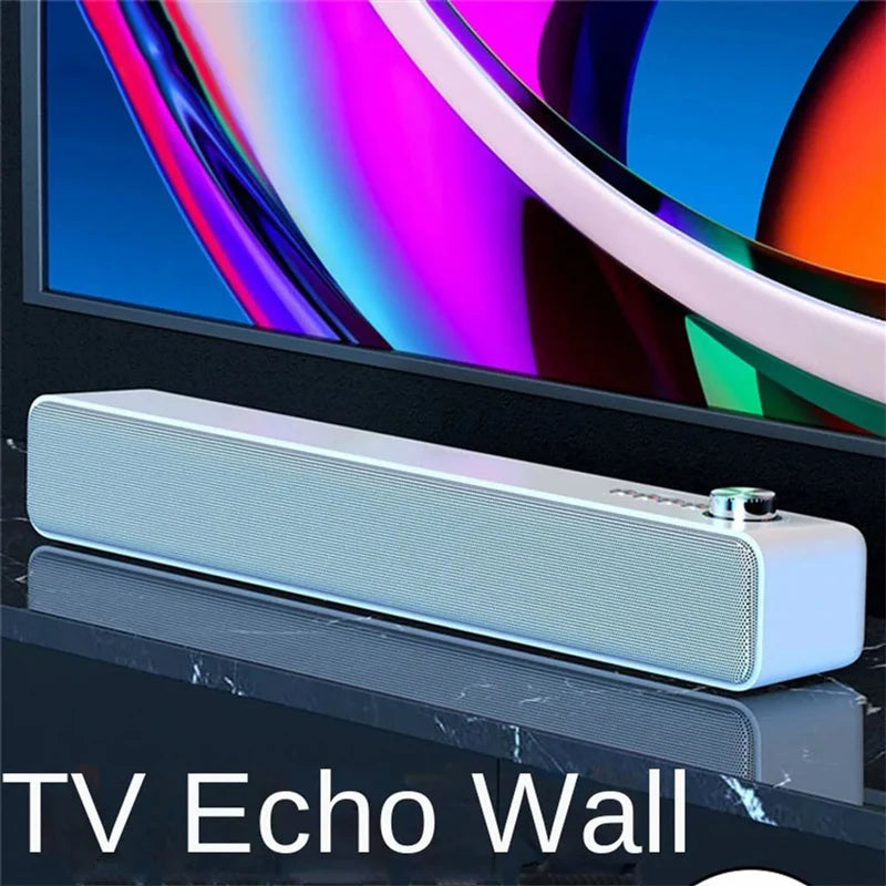 Original  Bluetooth Subwoofer Soundbar TV Audio Echo Wall Computer Speaker Home Theater Music Wireless Blueooth Speaker Gift - TechSmartX