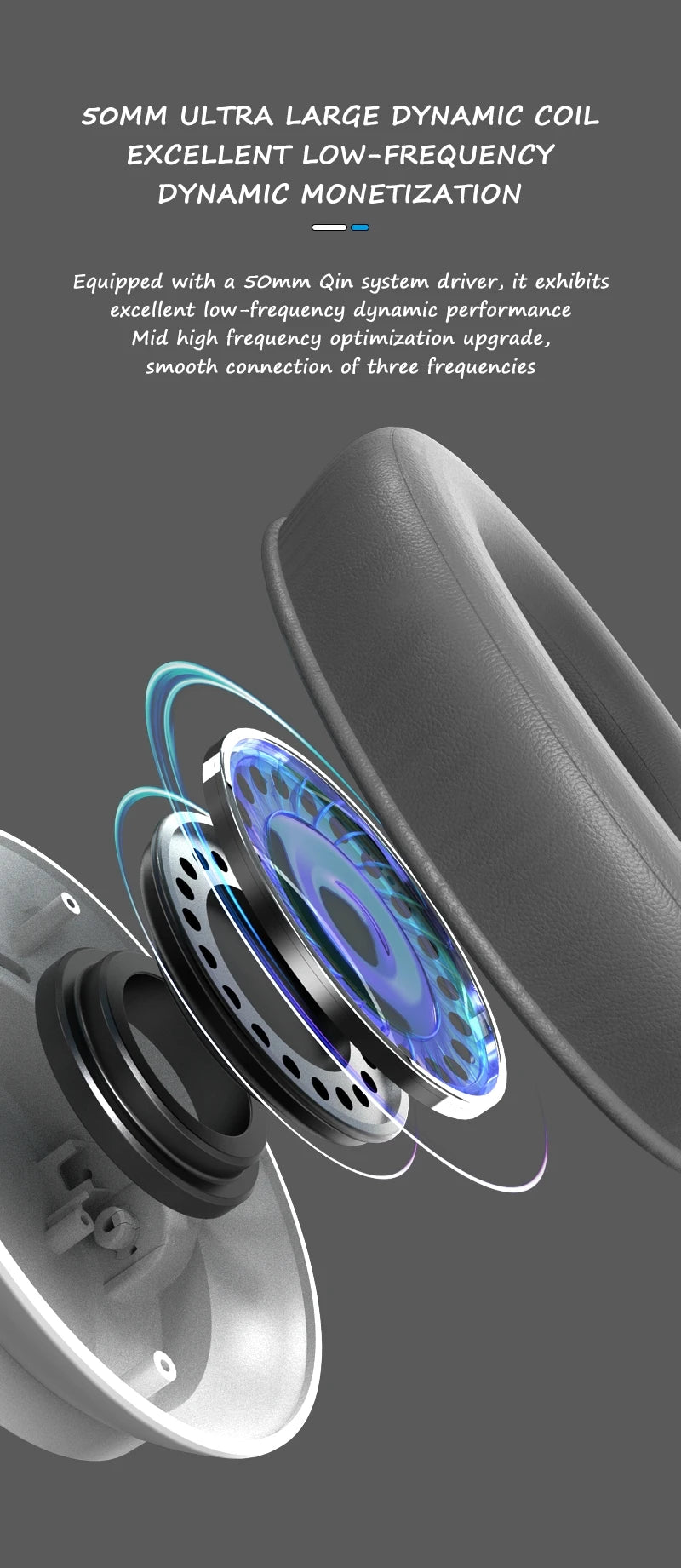 LDON Wireless Headphones Bluetooth 5.3 Hi-Res Audio Over Ear Headset Earphones - TechSmartX
