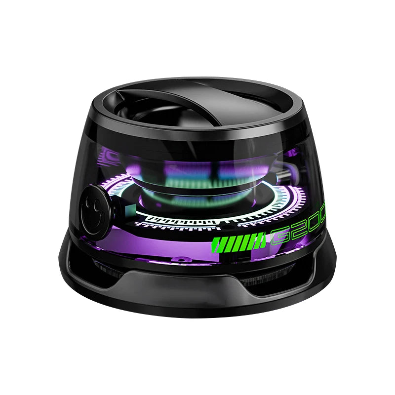 Mini Bluetooth Speaker Portable Phone Holder RGB Lighting Magnetic Speaker BT5.3 Mini Sound Box 7 Hours Playback Easy to carry - TechSmartX