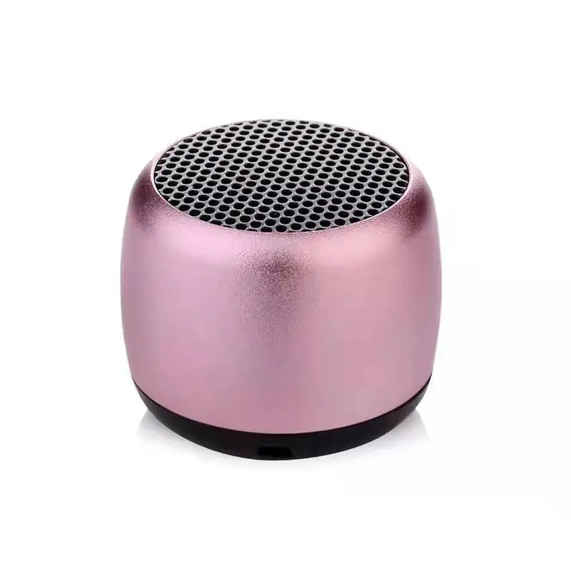 M1 Mini Bluetooth-compatible Small Speaker Portable Intelligent One Drag Two Small Steel Cannon Metal Wireless Sound Subwoofer - TechSmartX