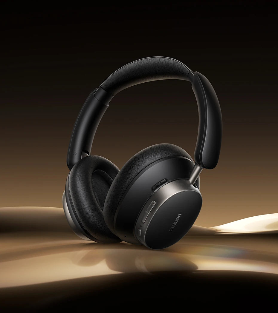 UGREEN Studio Pro 48dB ANC Wireless Headphones Over Ear Bluetooth Earphones Active Noise Cancellation Hi-Res LDAC 120h Playtime - TechSmartX
