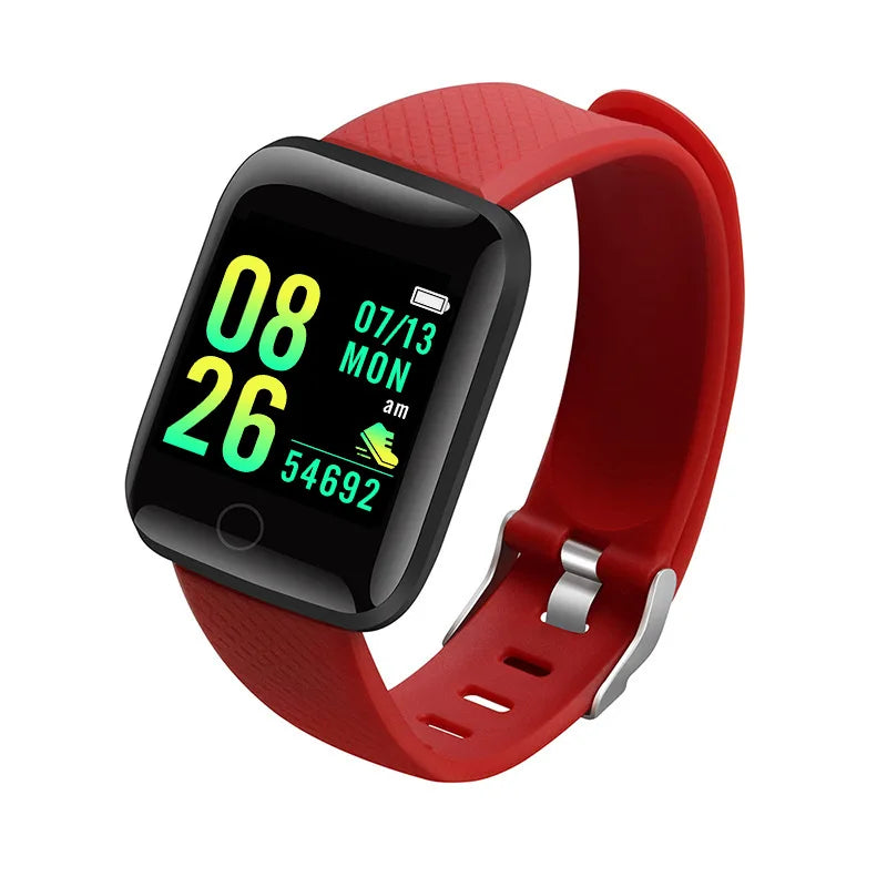 Smartwatch Men Women Wristwatches Smart Watch Message Fitness Monitor Bracelet Birthday Gift Electronic Clock For Android IOS - TechSmartX