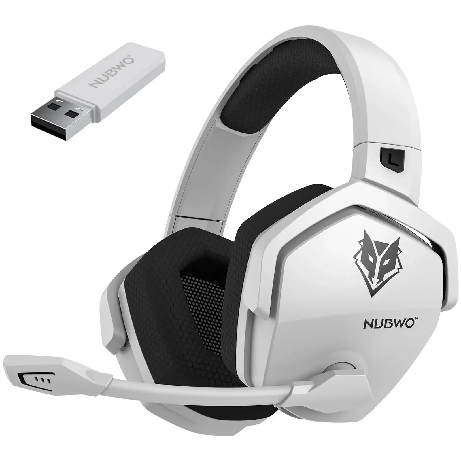 NUBWO G06 Dual Wireless Gaming Headset with Microphone for PS5, PS4, PC, Mobile, Switch, 2.4GHz Bluetooth 5.3 Gaming Headphones - TechSmartX