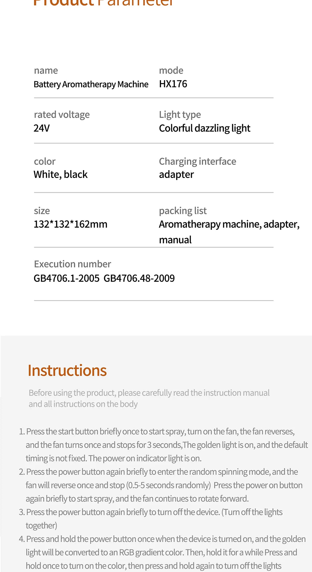 Creative Volcanic Crack Light Artillery Air Humidifier Aromatherapy Diffuser for Home Desktop Ring Spray Electric Aroma Diffuser - TechSmartX