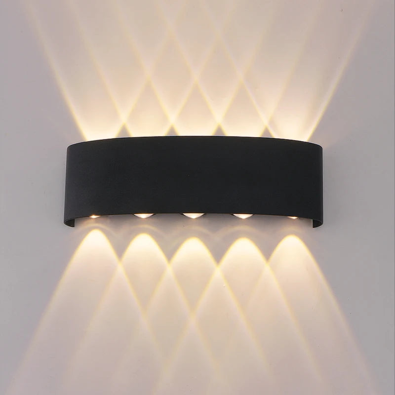 Up Down LED Wall Lamp Waterproof Modern Wall Light for Bedroom Living Room Corridor Balcony Indoor Outdoor Home Decor Lighting - TechSmartX