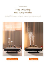 Retro Ship Air Humidifier Ultrasonic Aromatherapy Diffusers Mist Maker Fragrance Essential Oil Aroma Difusor Remote control - TechSmartX
