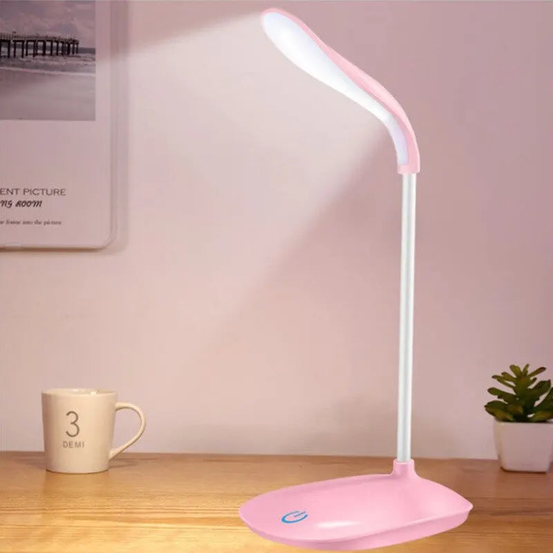 Dormitory Reading the USB Charging LED Lamp That Shield an Eye Beads Three Gears Touch Dimmer Lamp - TechSmartX