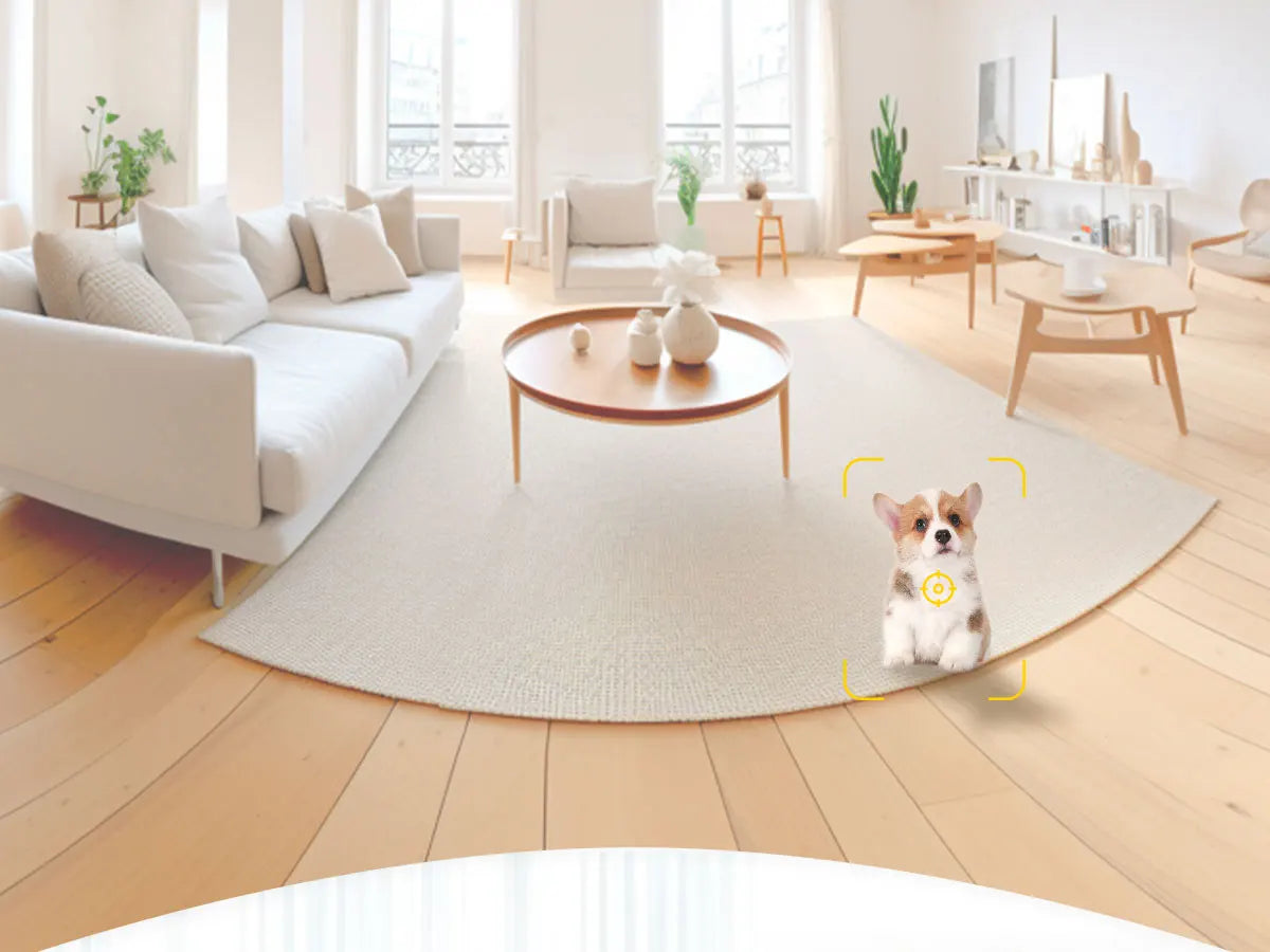 Boykeep 2K Pet Dog Camera with Phone App, 5G/2.4GHz WiFi Indoor Security Baby Camera, 360° Pan & Tilt, 2-Way Audio, Night Vision - TechSmartX