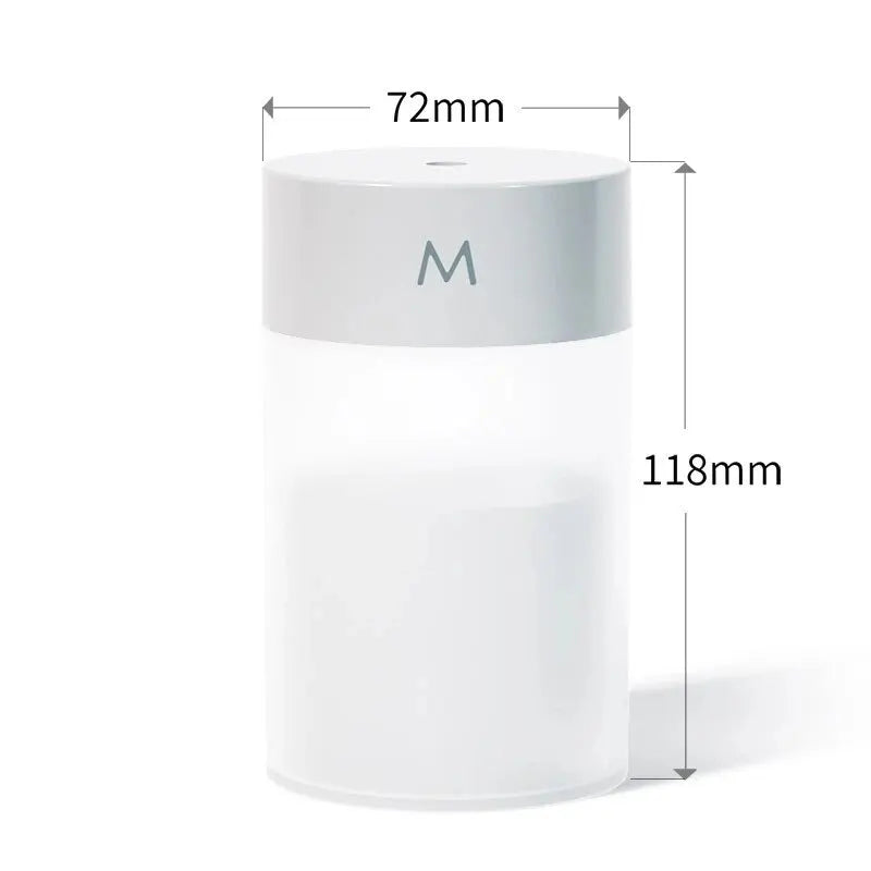 Household USB Humidifier Mini Silent Home Humidifier Car Portable Office Desktop Home Aromatherapy Colorful Humidifier - TechSmartX