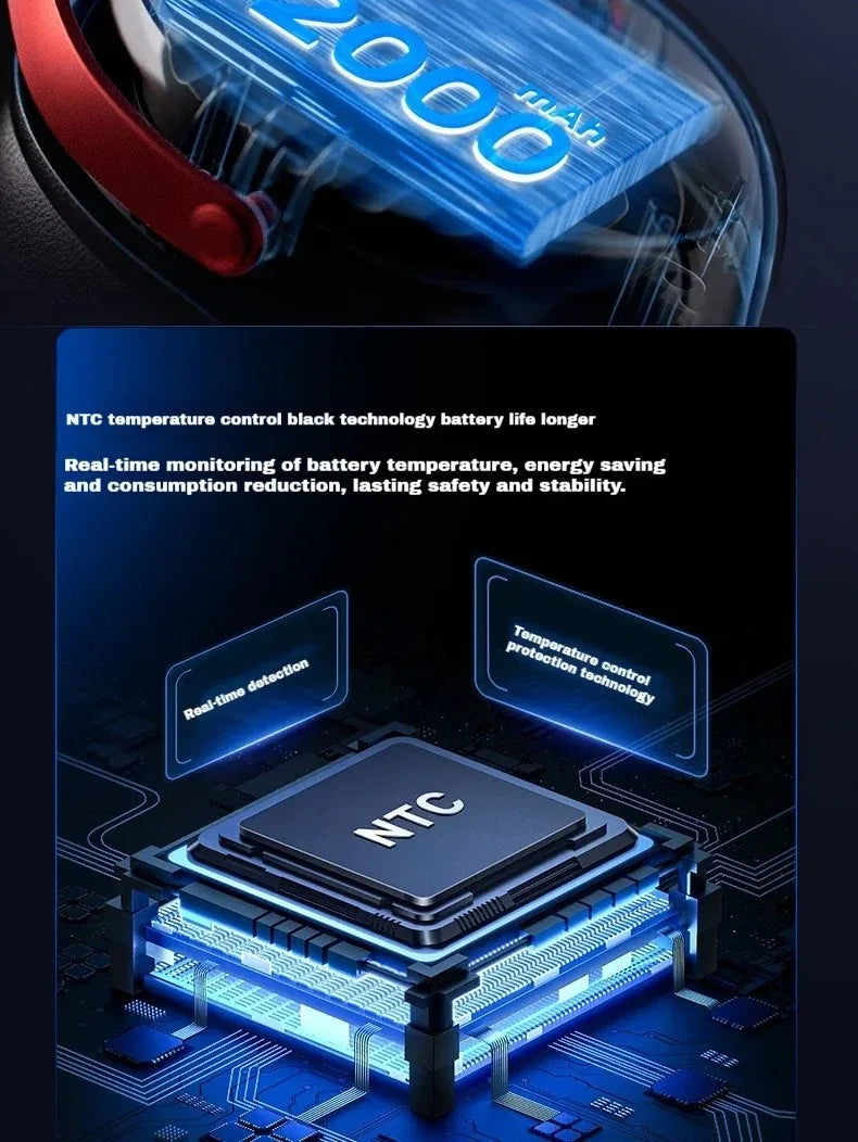 Original MCHOSE V9 PRO Music Esports Gaming Headphones 3-mode Wireless Noise Reduction Mic Customized Head-mounted - TechSmartX
