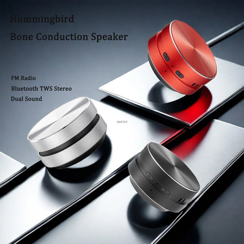 2025 Hot Bone Conduction Speaker Bluetooth-Compatible TWS Wireless Stereo Sound Hummingbird Speaker Dropshipping Wholesale - TechSmartX