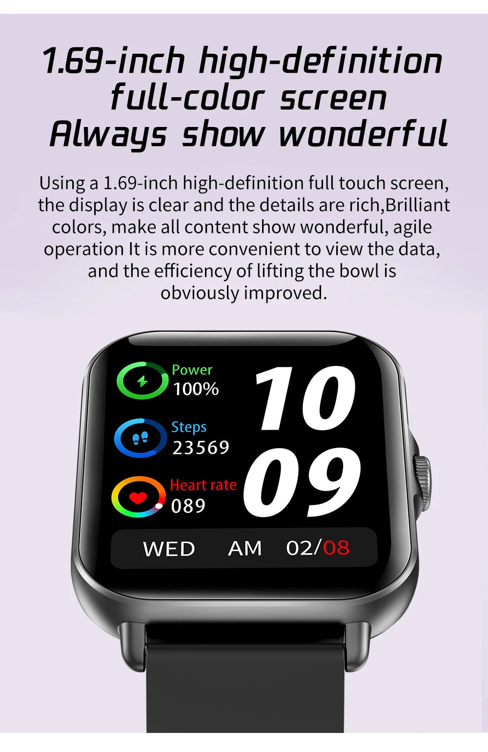 2025 Digital Smartwatch Sports Fitness Men's Women Smart Watch Waterproof Wrist Watches for Ladies Kids Child Android IOS Phones - TechSmartX