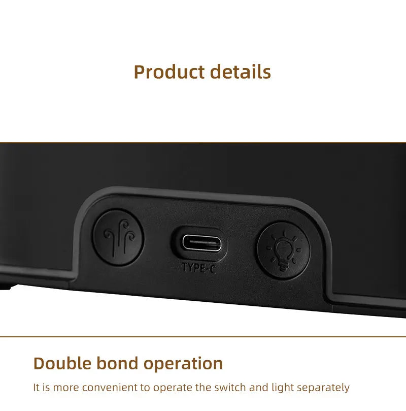 Aromatherapy Diffuser with Flame Effect, Essential Oil Diffuser and Cool Mist Humidifier, Silent Humidifier for Home and Bedroom - TechSmartX