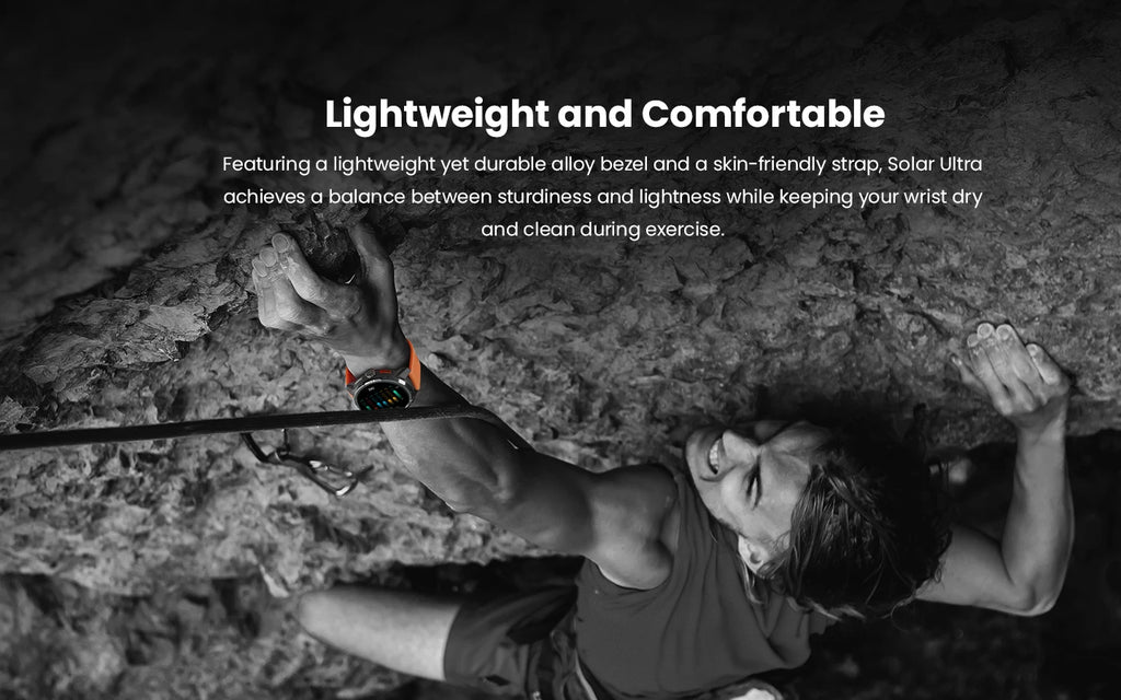 HAYLOU Solar Ultra GPS Smartwatch 1.6” AMOLED Display 5ATM Waterproof Built-in GPS Bluetooth Phone Calls Sports Smart Watch - TechSmartX