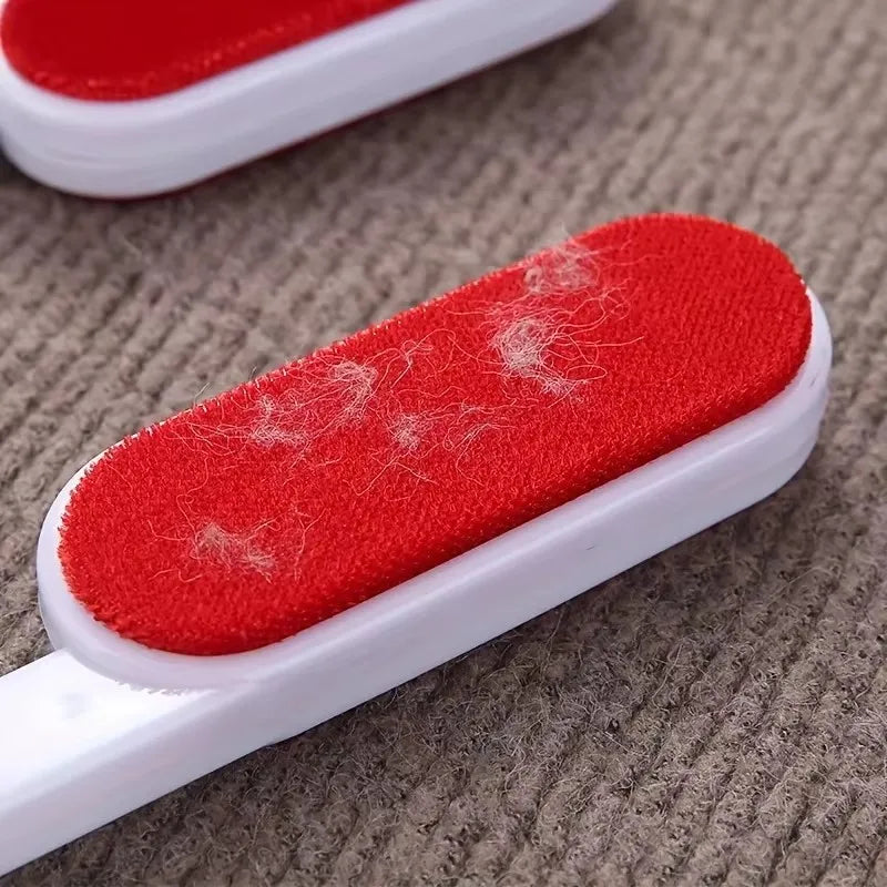 Self-cleaning Lint Sticking Roller 2 Sides Dedusting Brush Pet Hair Remover Brush Removing Dog Cat Hair from Sofa Carpet Clothes - TechSmartX