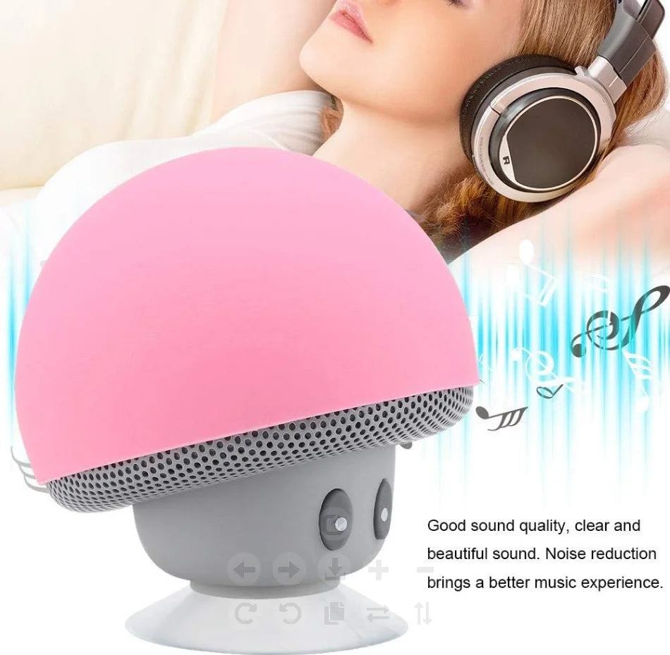 High Quality Wireless Bluetooth Speaker 30ft Wireless Range  Subwoofer With Suction CupSuitable for Cycling Picnic Outdoor - TechSmartX