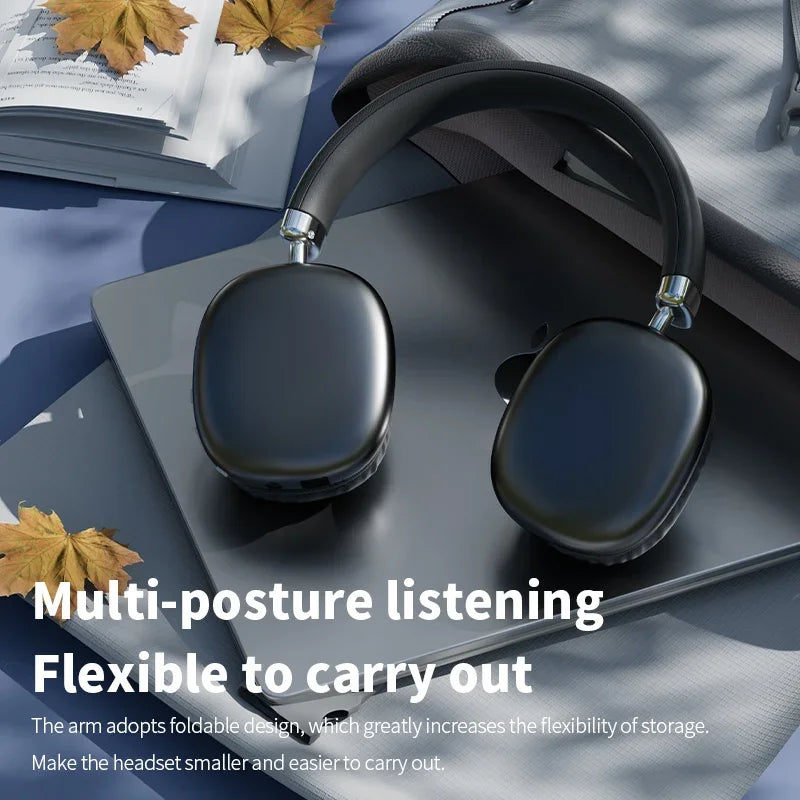 2025 NEW Air Max Bluetooth Earphone Over ear Wireless Headset stereo surround gaming Headphone For Apple Iphone Xiaomi Phone - TechSmartX