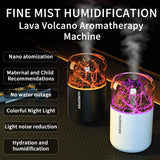 The simulated volcanic color lamp humidifier USB aromatherapy diffuser is suitable for use in cars, homes, bedrooms, as a gift, - TechSmartX