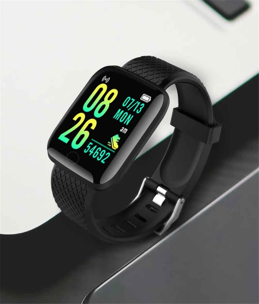 Smartwatch Men Women Wristwatches Smart Watch Message Fitness Monitor Bracelet Birthday Gift Electronic Clock For Android IOS - TechSmartX