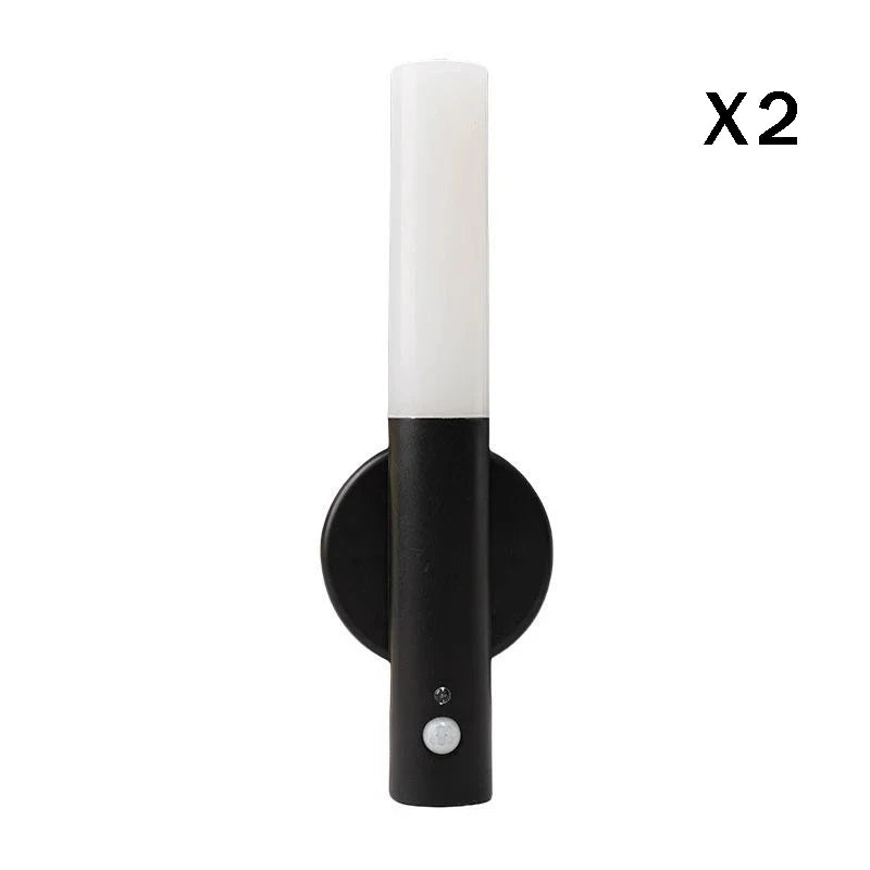 Motion sensing night light, magnetic wall light, USB charging LED light, suitable for corridors and stairs, Christmas gift - TechSmartX