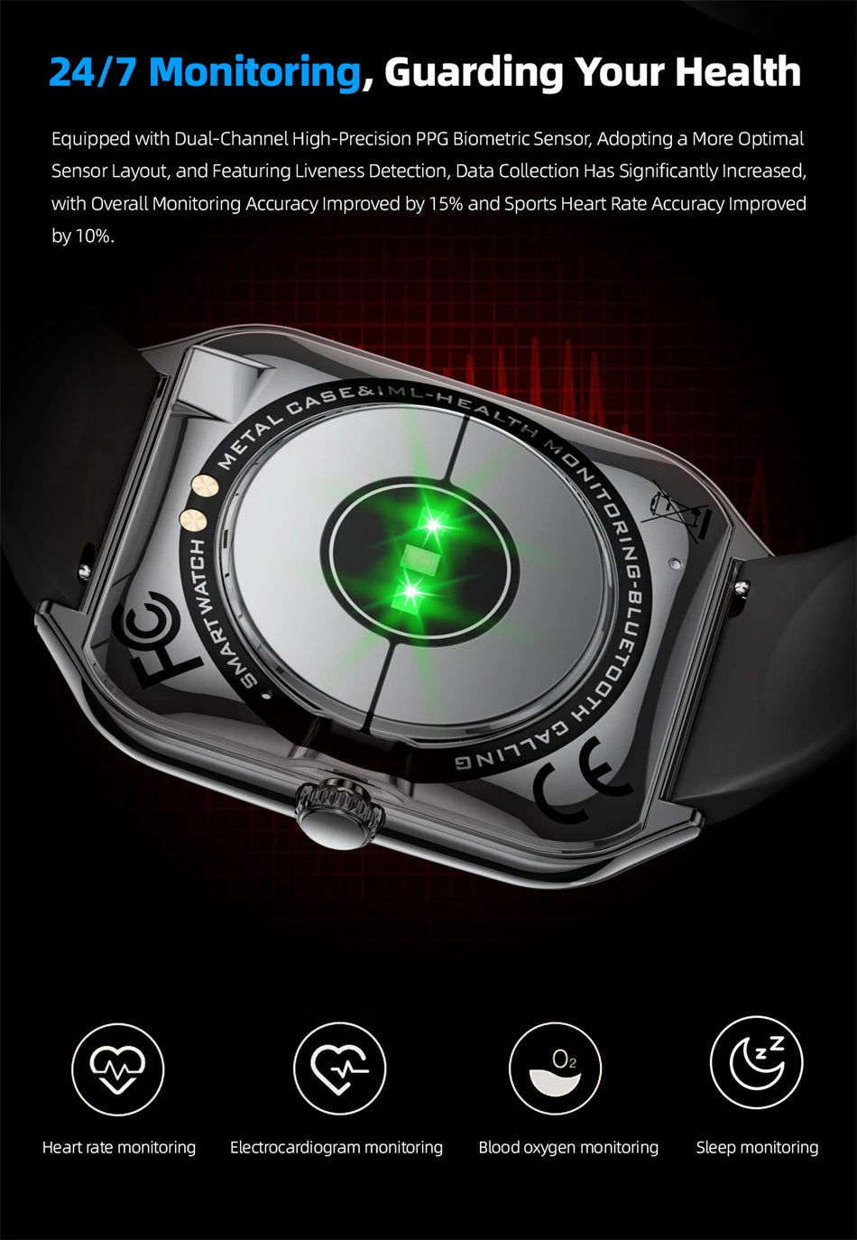 2025 New 7.5MM Ultra Thin Smart Watch Men 1.96"AMOLED Screen Always Show Time Heart Rate Sport Waterproof BT Call Smartwatch - TechSmartX