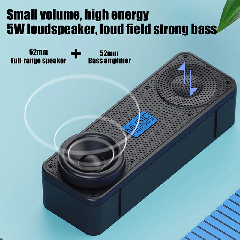 S18 Wireless Creative Bluetooth Smart Speaker Mobile Phone Audio Computer Subwoofer Outdoor Convenient Radio - TechSmartX