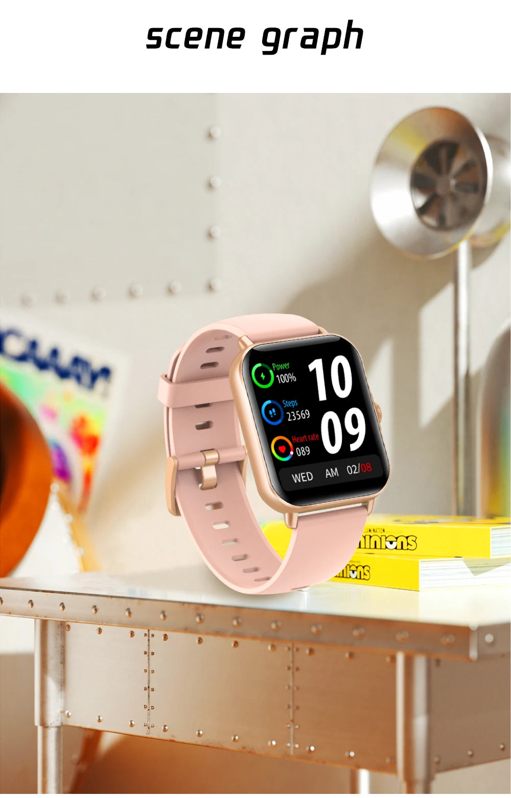 2025 Digital Smartwatch Sports Fitness Men's Women Smart Watch Waterproof Wrist Watches for Ladies Kids Child Android IOS Phones - TechSmartX