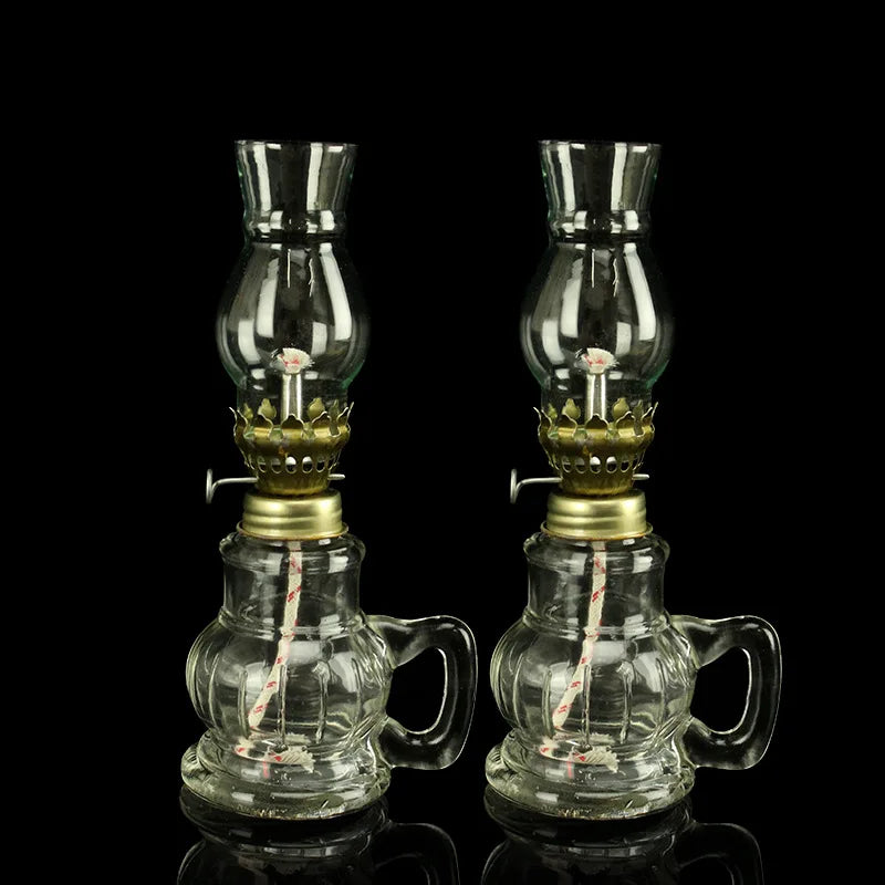 Blue And White Porcelain Oil Lamp Tibetan Butter Lamp Cam Tea Room Aosphere Lamp Retro Decorative Long Burning Lamp - TechSmartX