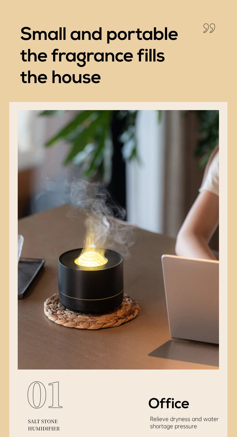 New Starry Sky Projection Air Humidifier with Colorful Gradient Night Light USB Delicate Water Mist Essential Oil Aroma Diffuser - TechSmartX