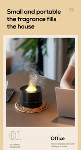 New Starry Sky Projection Air Humidifier with Colorful Gradient Night Light USB Delicate Water Mist Essential Oil Aroma Diffuser - TechSmartX