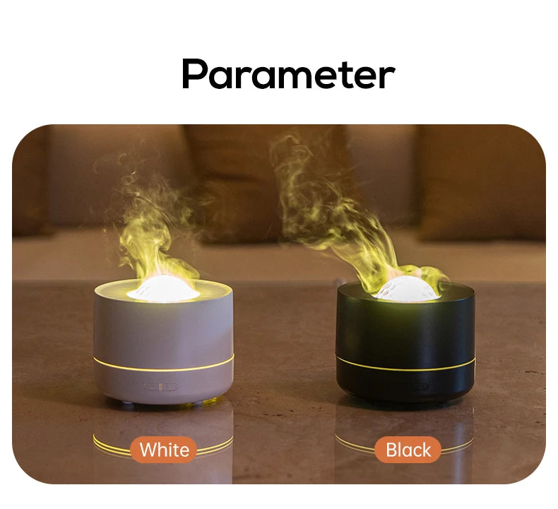 New Starry Sky Projection Air Humidifier with Colorful Gradient Night Light USB Delicate Water Mist Essential Oil Aroma Diffuser - TechSmartX